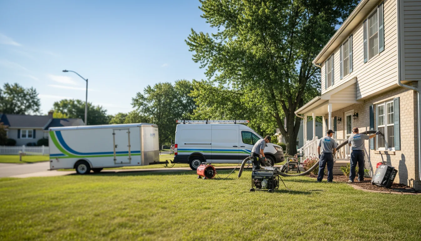 Flooded Basement Restoration And Cleanup With Repair in Viola, IL near me